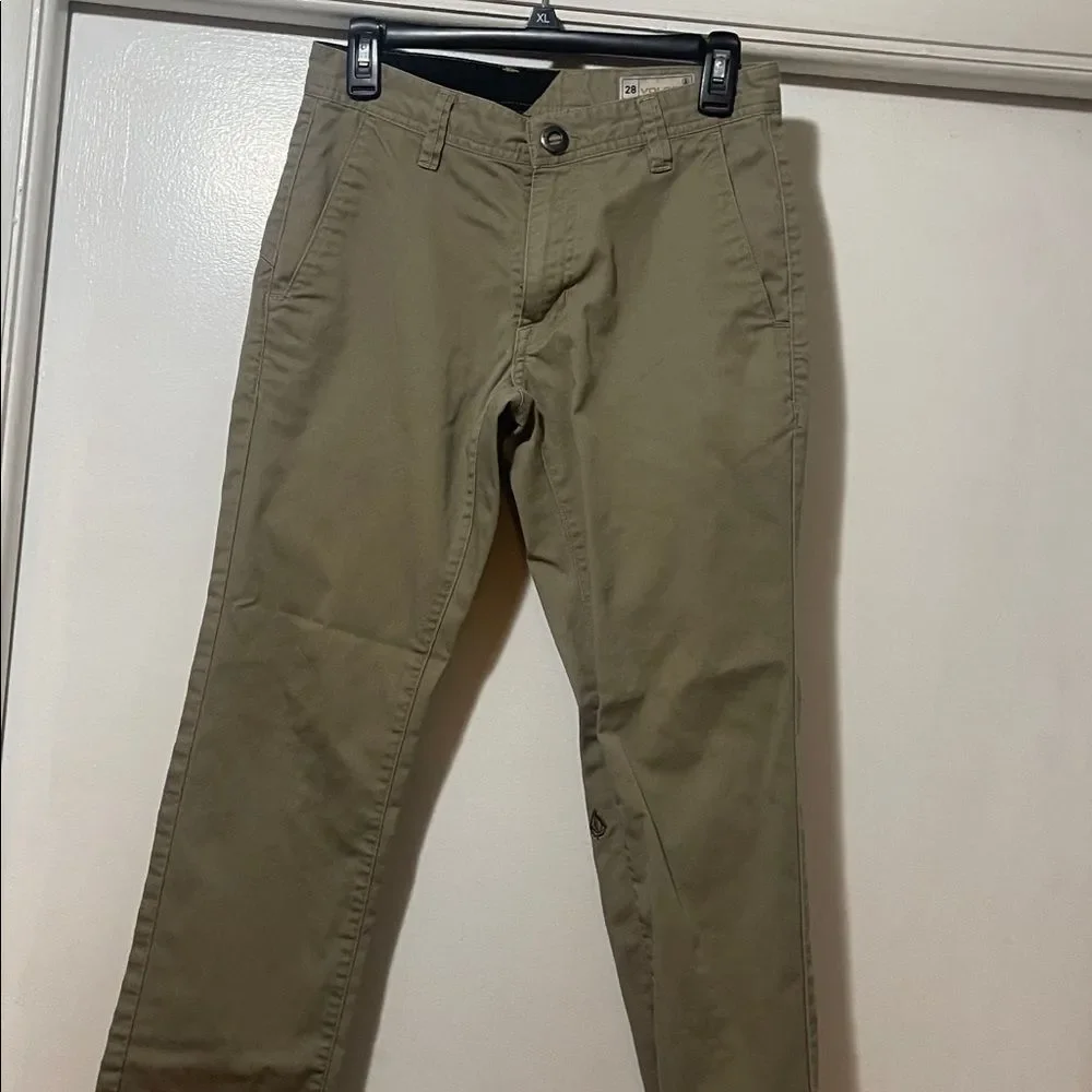 Volcom Men's Khaki Chinos size 28